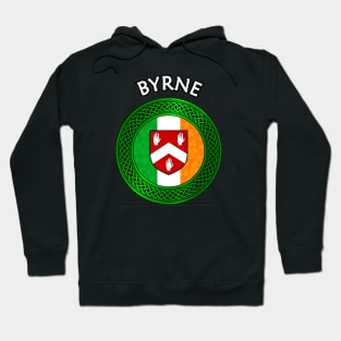 Irish Flag Clover Celtic Knot - Byrne Hoodie